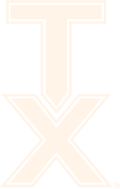 TX Logo, T stacked on top of X
