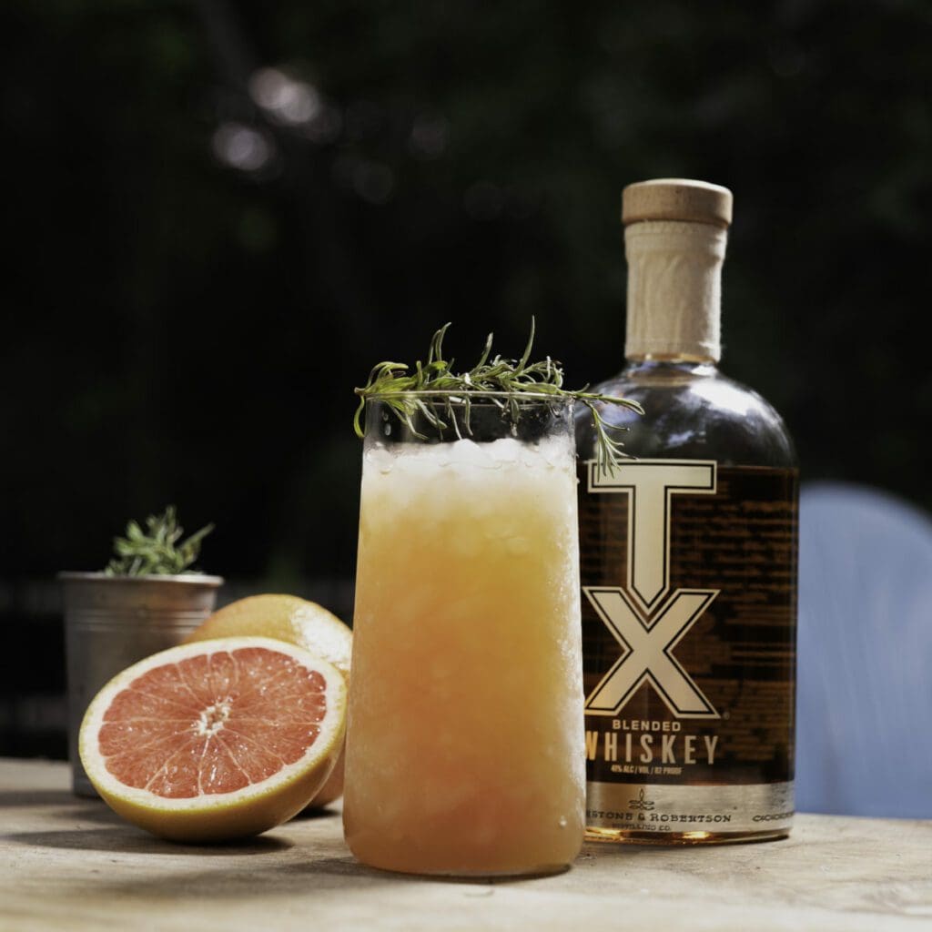 The Bootstitch cocktail made with TX Blended Whiskey